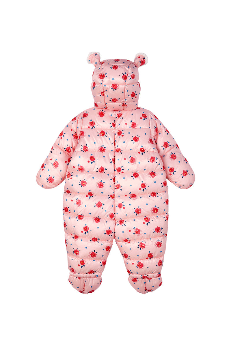 Mono Con Capucha - Rosa - Bebé Niña