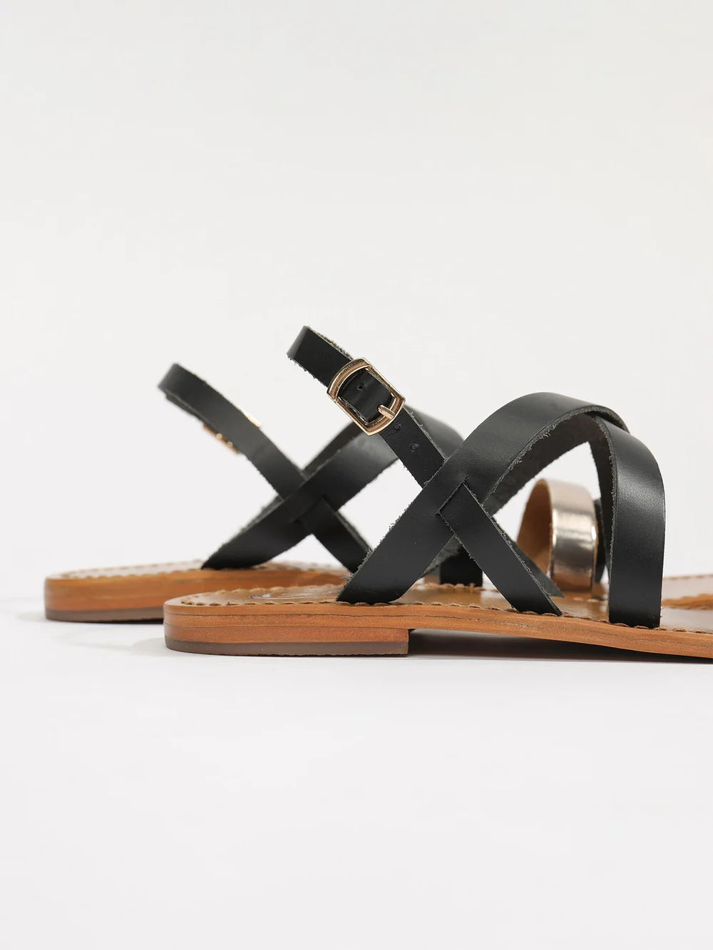 Sandales Paraena - Black+Gold