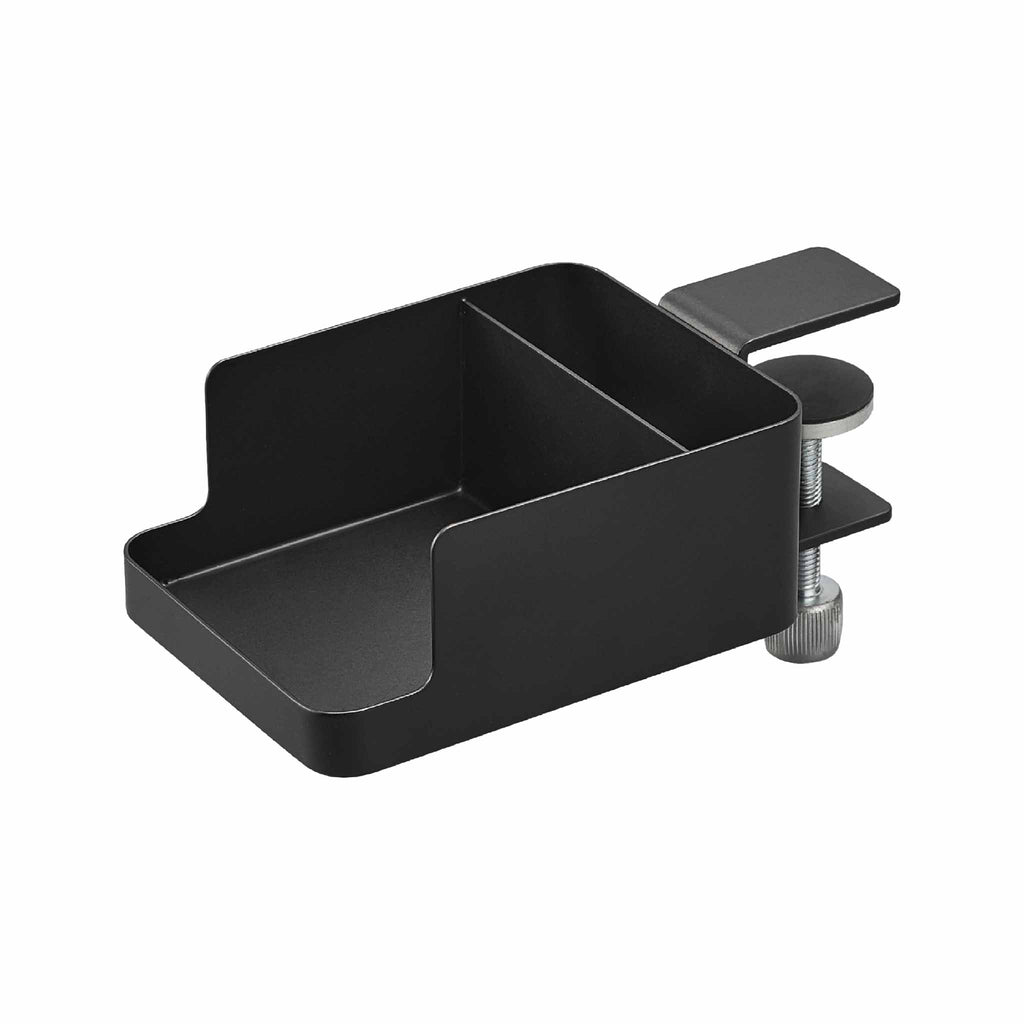 Soporte para smartphone y portavasos de escritorio Tower - Negro