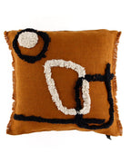 Housse De Coussin Tikri - Caramel
