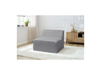 Megeve - One-Seater Armless Chair for Modular Sofa - Bouclé Fabric
