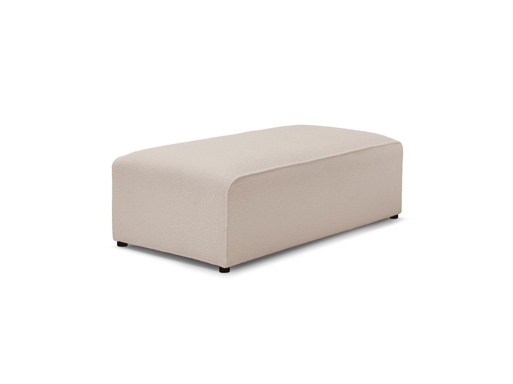 Megeve - Pouffe for Modular Sofa - Bouclé Fabric