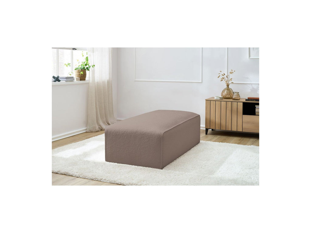 Megeve - Pouffe for Modular Sofa - Bouclé Fabric