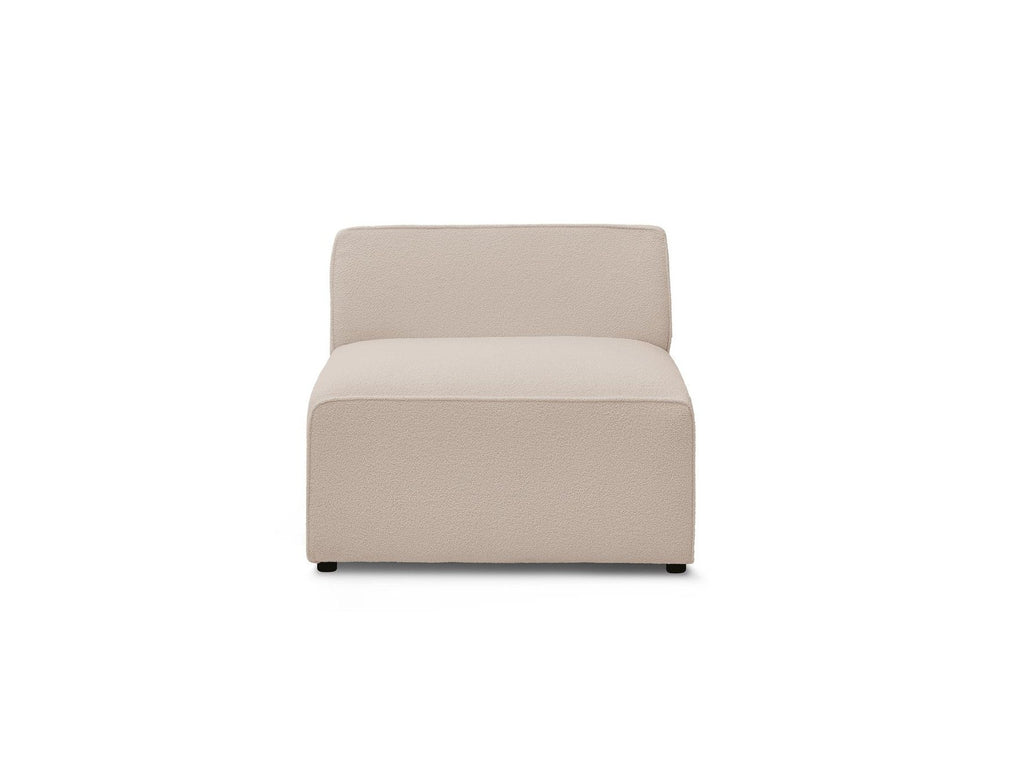 Megeve - One-Seater Armless Chair for Modular Sofa - Bouclé Fabric