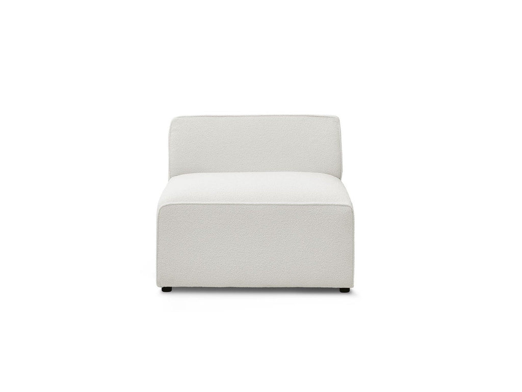 Megeve - One-Seater Armless Chair for Modular Sofa - Bouclé Fabric