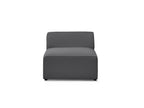 Megeve - One-Seater Armless Chair for Modular Sofa - Bouclé Fabric