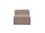 Megeve - One-Seater Armless Chair for Modular Sofa - Bouclé Fabric