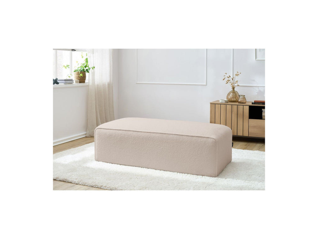 Megeve - Pouffe for Modular Sofa - Bouclé Fabric