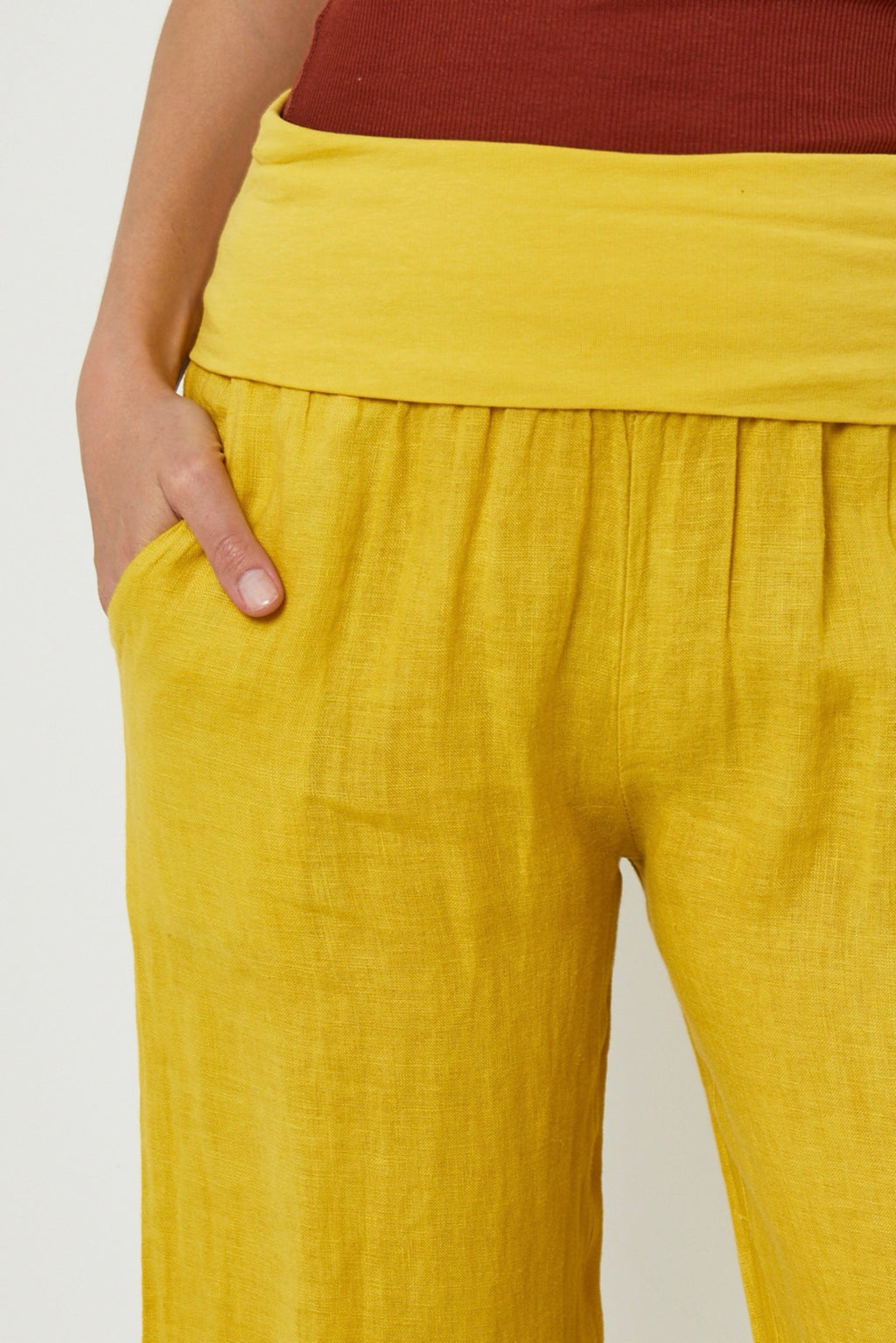 Pantalon - Jaune - Femme