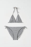 Petit Bateau - Bañador 2 Piezas - Azul y Blanco - Mujer