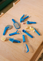 Kitchenware Studio - Set of 9 Kitchen Utensils - Cobalt Blue
