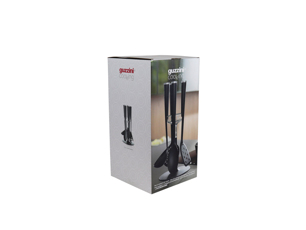 Preparation - Set of 5 Ladles with Stand Cooking