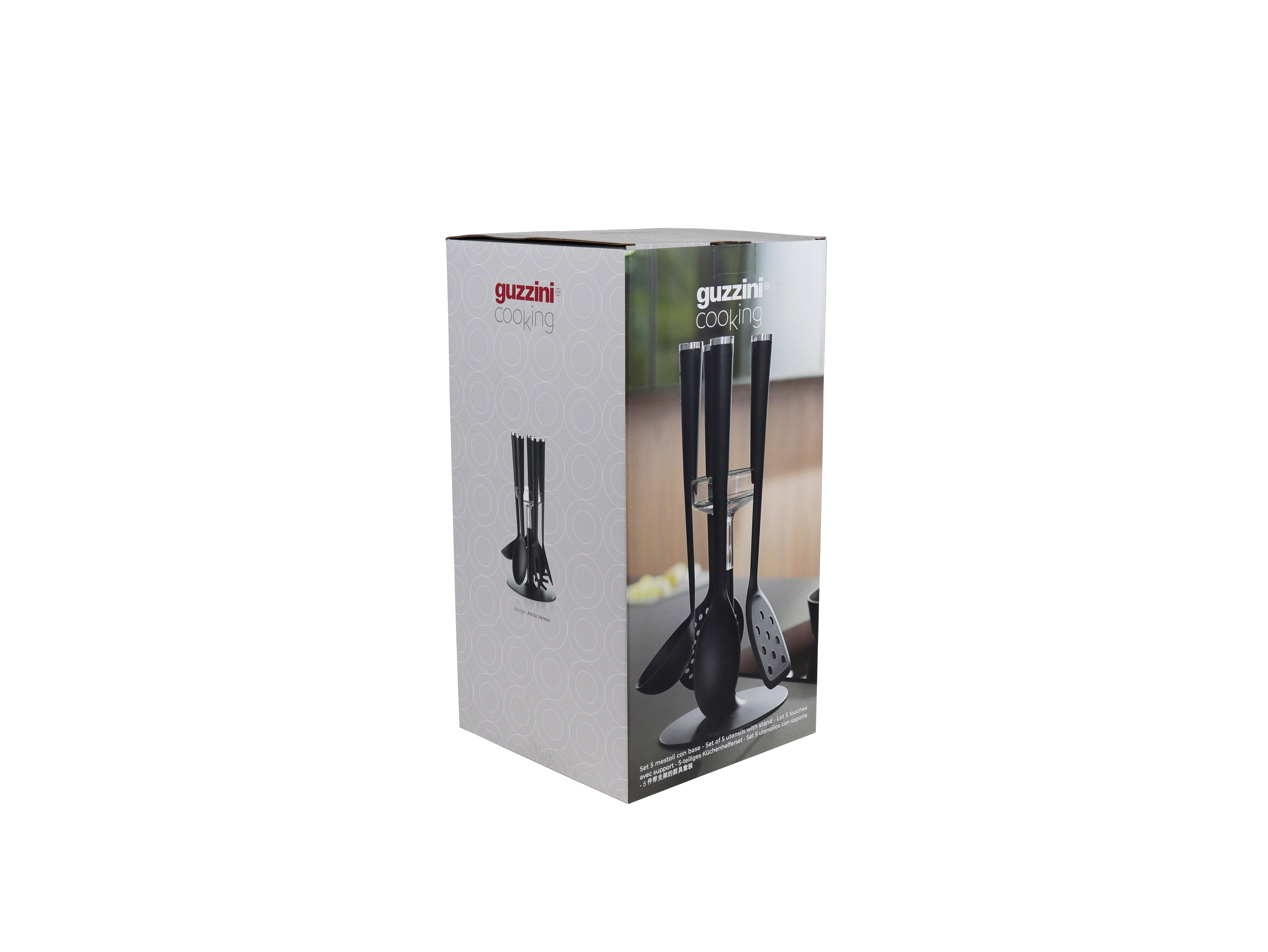 Preparation - Set of 5 Ladles with Stand Cooking