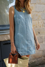 Vestido Agathe Denim Claro