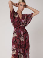 Berenice - Robe Longue Imprimé Smock Taille - El-Dabi