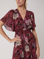 Berenice - Robe Longue Imprimé Smock Taille - El-Dabi