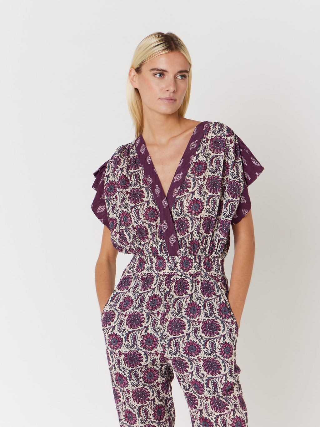 Berenice - Combinaison Imprimée Pantalon - Bohemian