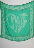 Berenice - Artwork Love Scarf - Green