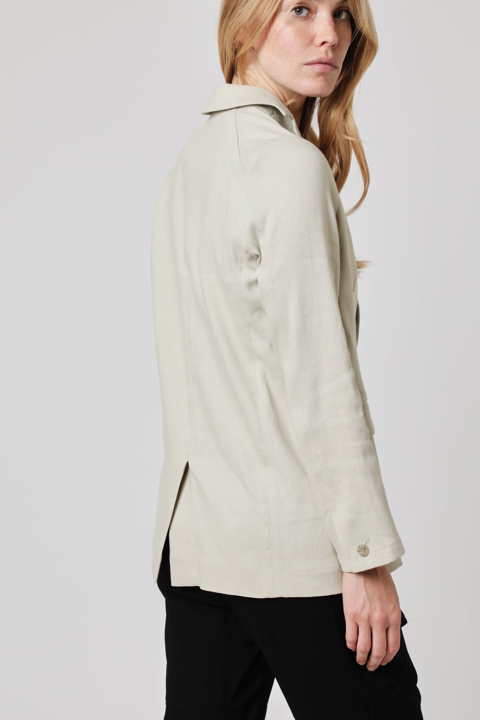 Plain Suit Jacket - Off White