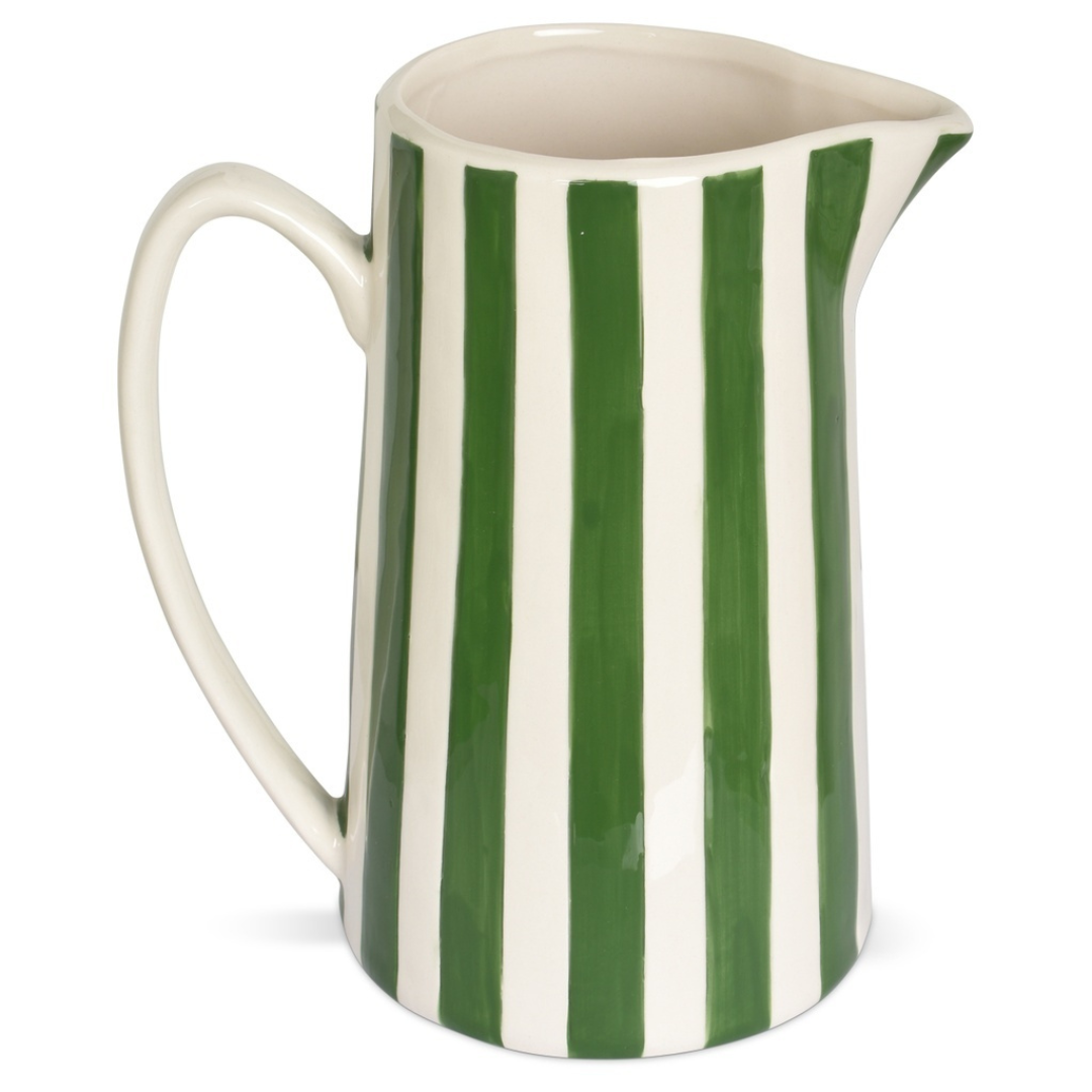 Lilac Striped Carafe