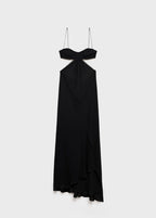 Robe À Découpes Bas Asymétrique
