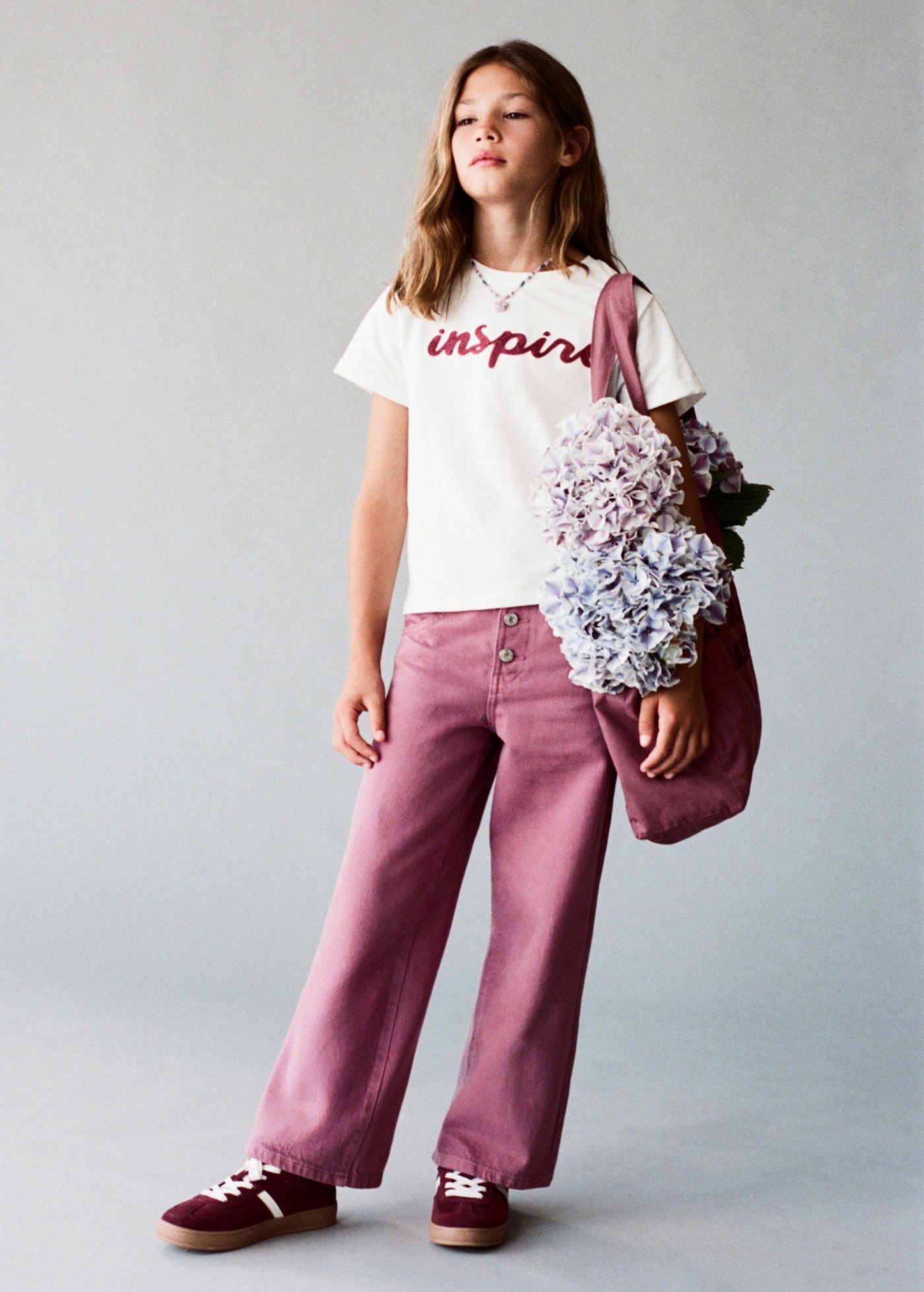 Jean Bega Cerise - Fille