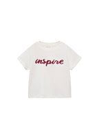 T-Shirt Inspire Blanc Cassé - Fille
