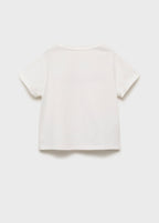 T-Shirt Inspire Blanc Cassé - Fille