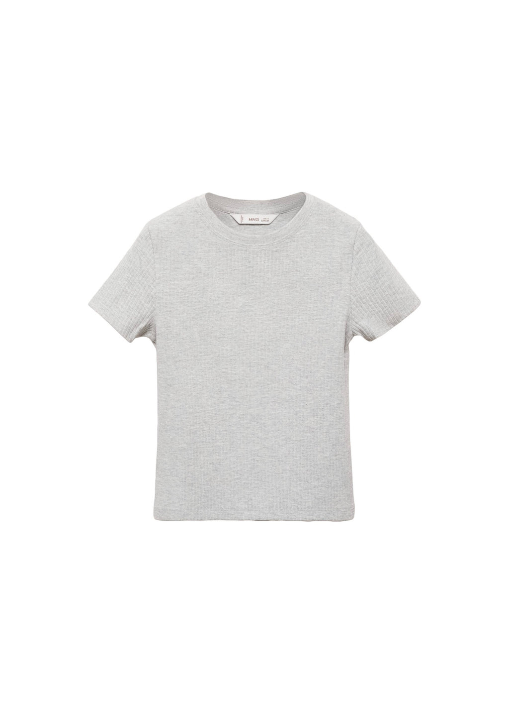 T-Shirt Sport Gris Clair Chiné - Fille