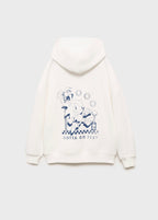 Sweat Sonicgot Blanc Cassé - Garçon