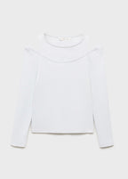 T-Shirt Layer Bleu Ciel - Fille