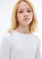T-Shirt Layer Bleu Ciel - Fille