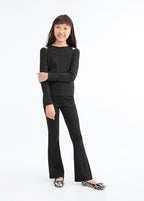 Camiseta Layer Negro - Niña