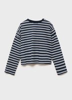 Shouldr Navy Blue T-Shirt - Girl