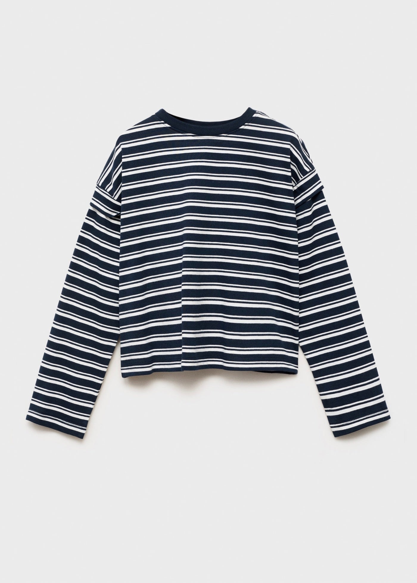 Shouldr Navy Blue T-Shirt - Girl