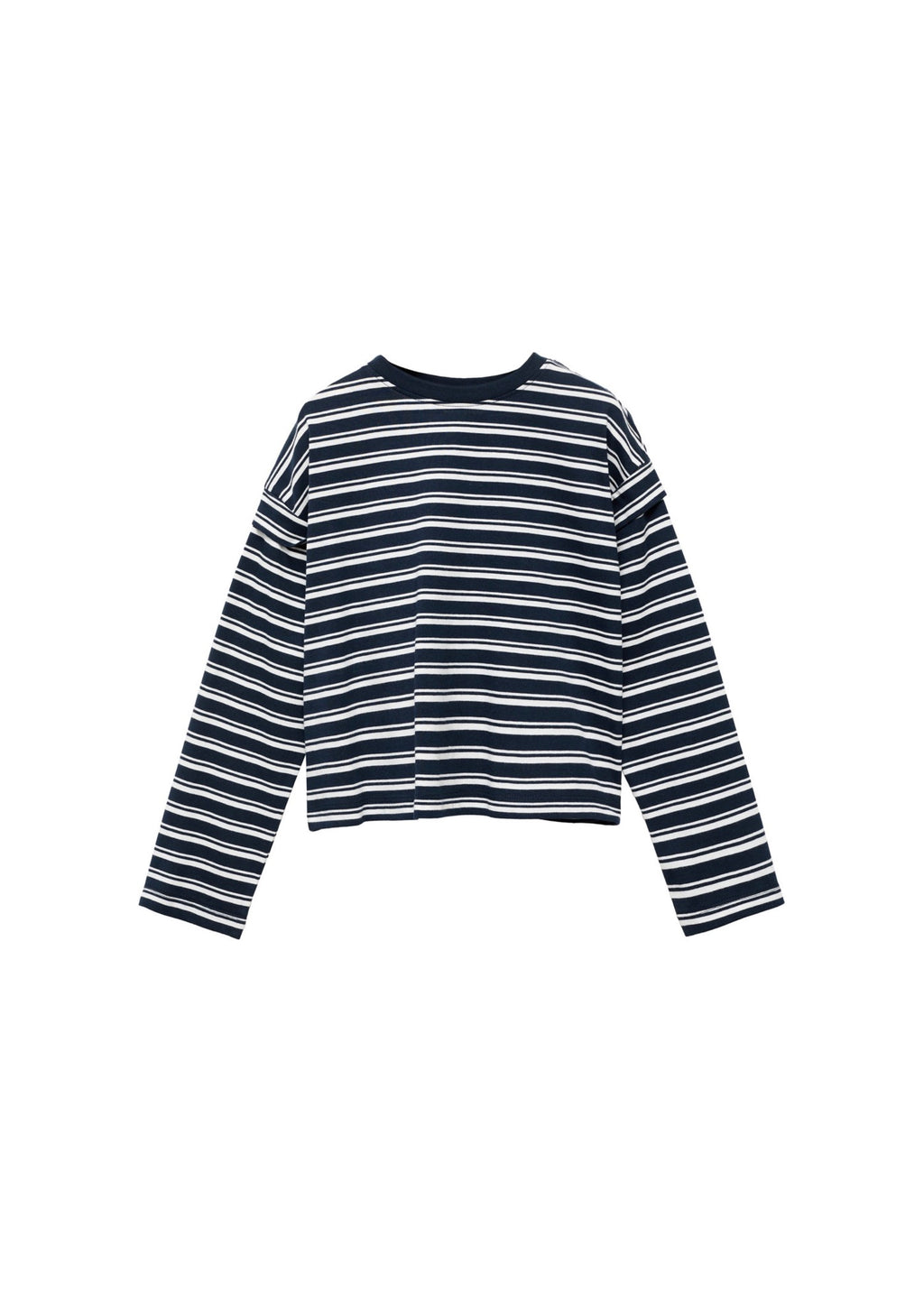 Shouldr Navy Blue T-Shirt - Girl