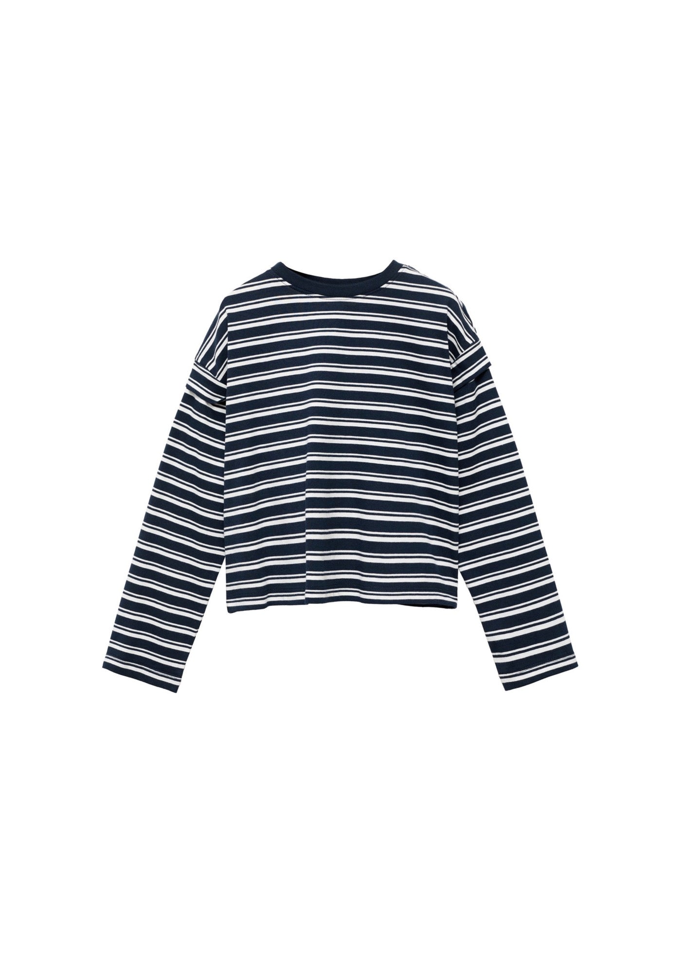 Shouldr Navy Blue T-Shirt - Girl