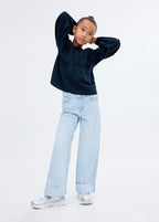 Navy Blue Entre T-Shirt - Girls'