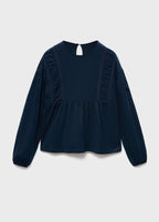 Navy Blue Entre T-Shirt - Girls'
