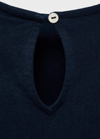 Navy Blue Entre T-Shirt - Girls'