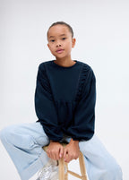 Navy Blue Entre T-Shirt - Girls'