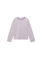 T-Shirt Stripes Violet Clair/Pastel - Fille