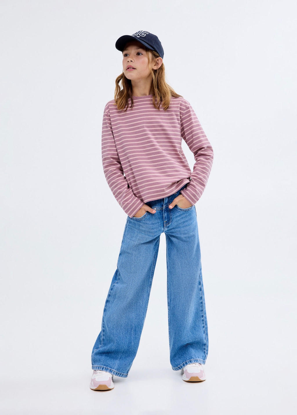 Stripes Pink T-Shirt - Girl