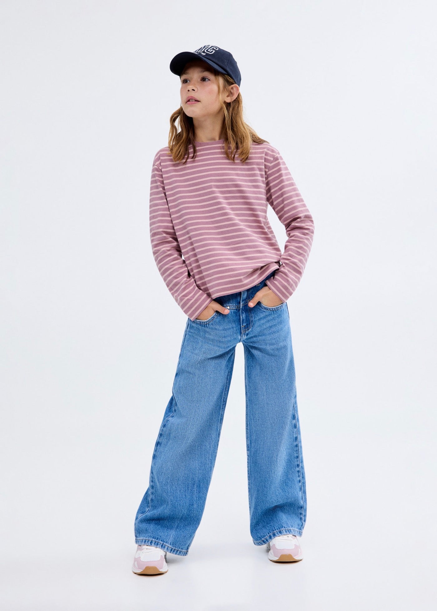 Stripes Pink T-Shirt - Girl