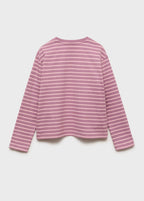 Stripes Pink T-Shirt - Girl