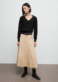 Pullover In Maglia Fine Con Scollo A V