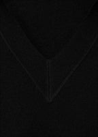Pullover In Maglia Fine Con Scollo A V