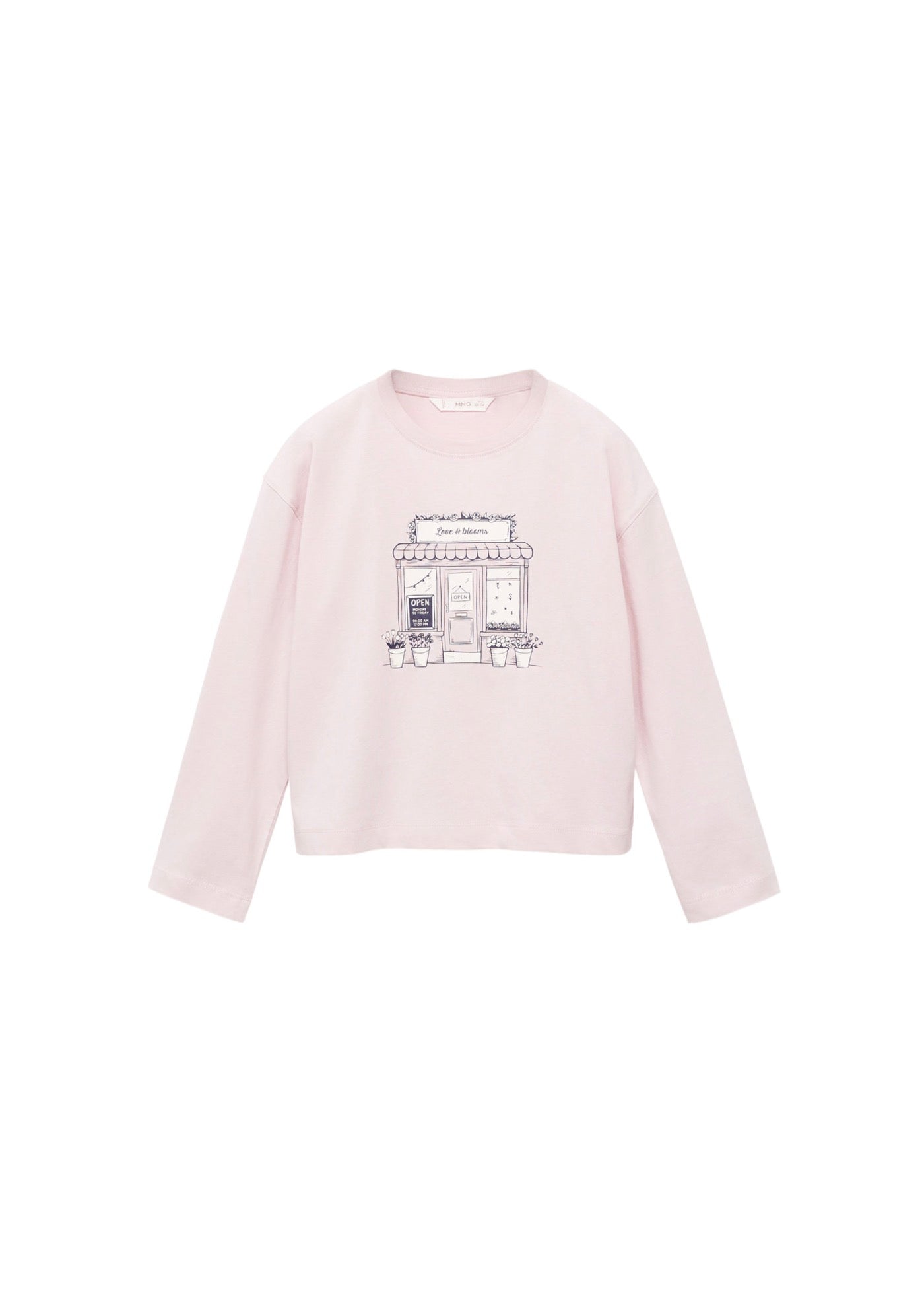 T-Shirt Shop Violet Clair/Pastel - Fille