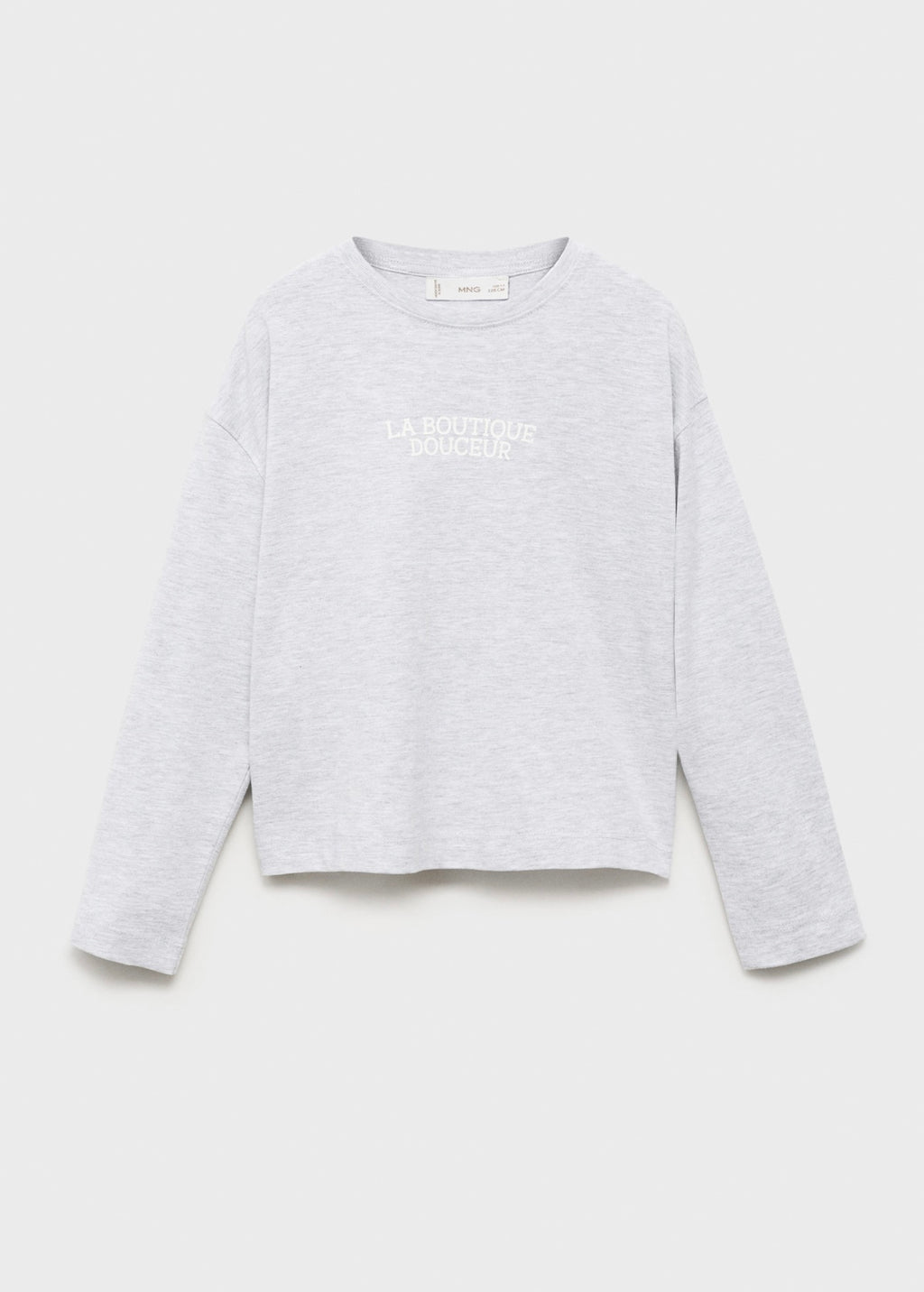T-Shirt Shop Gris Clair Chiné - Fille