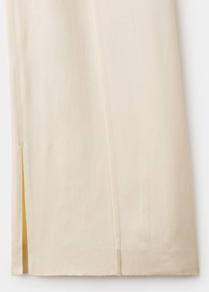 Pantalon Satiné Ouvertures Latérales